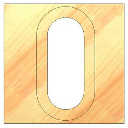 Getrapte frees Ø 24,3 x 15,3 mm, TL=70 mm, S=8 mm, HW