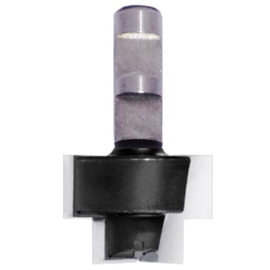 Getrapte frees Ø 24,3 x 15,3 mm, TL=42 mm, S=8 mm met spanvlakken, HW