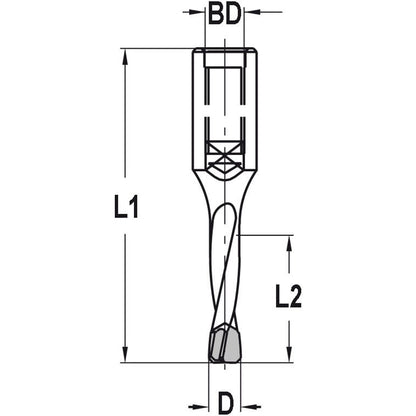 Deuvelfrees 6 mm SL=20 TL=49