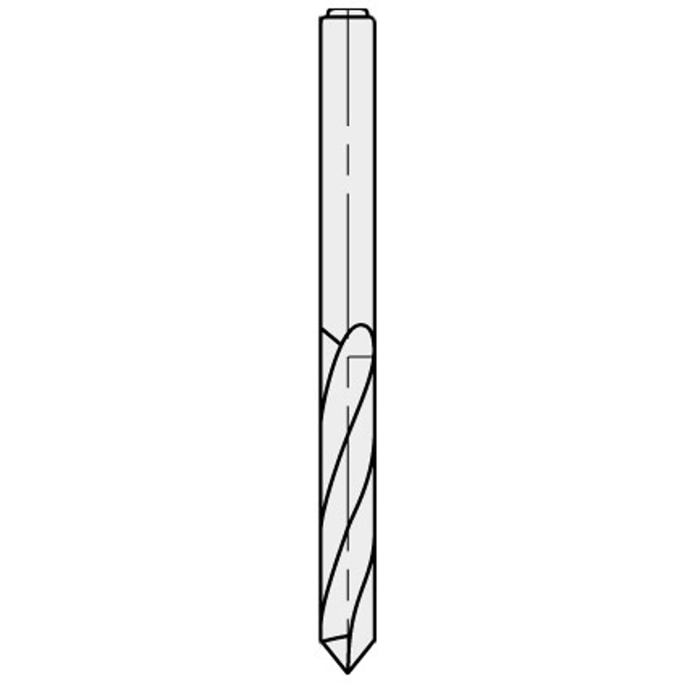 Spiraalboor 2 x 12 mm TL=38 links