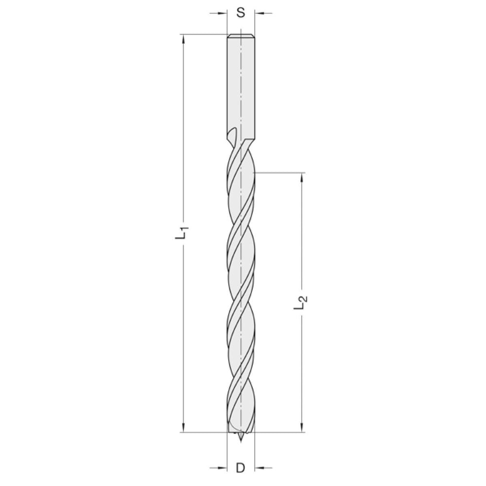 Spiraalboor 5 x 45 mm TL=83