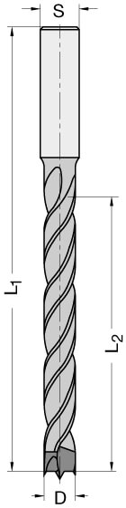 Spiraalboor 20 x 140 mm TL=210