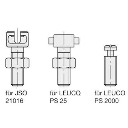Adapter met Kraag d=10mm S=25x55mm