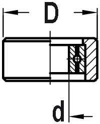 Lager met overzetring 15,9 x 4,76 mm