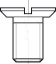 Verzinkschroef M3,5 x 6,0 DIN 963