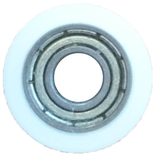 Lager met overzetring 21,0 x 6,35 mm