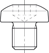 Torx-bout M3,5 x 6,5 Type E