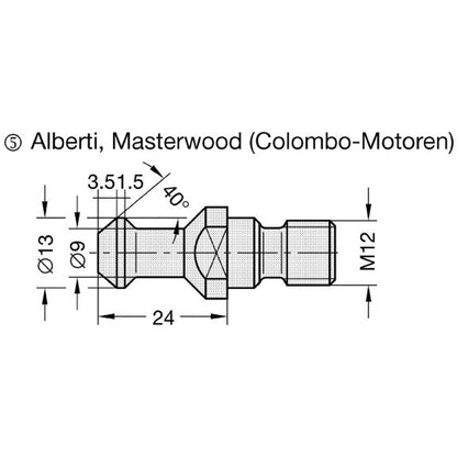 Aantrekbout M16 DIN 69872