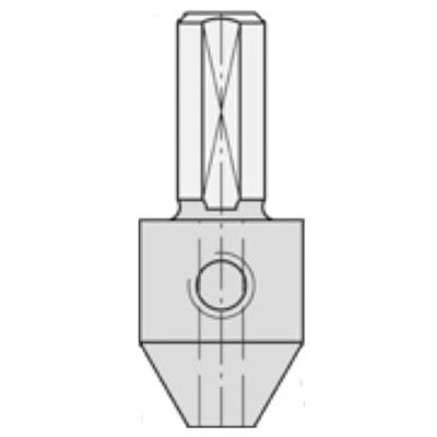 Boor opname 4,0 mm met cyl. schacht