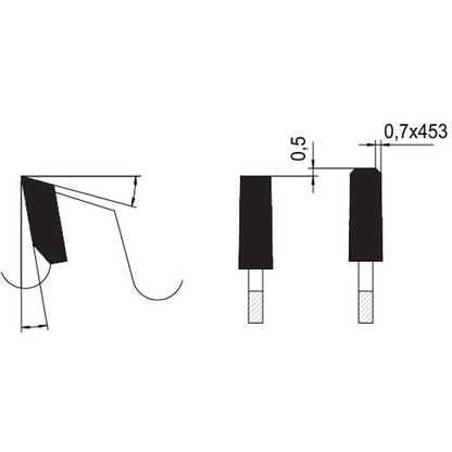 Solution Zaagblad Ø 480 mm, asgat 60 mm, B=4,80 mm, Z=72 TT Pos., HW