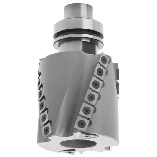 Keermes Spiraalmessenkop Ø 100 x 30 mm in HSK opname, Z=2+V4, HW