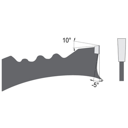 Diamant zaagblad Ø 230 mm, asgat 20 mm, B=2,40 mm, Z=6 Vlaktand Neg., DP