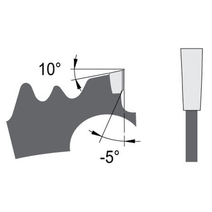 Diamant zaagblad Ø 160 mm, asgat 20 mm, B=2,40 mm, Z=16 Vlaktand Neg., DP