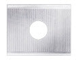 Keermes 15,0 x 12,0 x 1,5 mm (1-gats), tweezijdig geslepen, HW