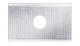 Keermes 20,0 x 12,0 x 1,5 mm (1-gats), tweezijdig geslepen, HW