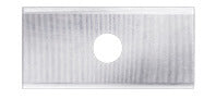 Keermes 25,0 x 12,0 x 1,5 mm (1-gats), tweezijdig geslepen, HW