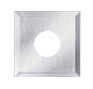 Keermes 10,5 x 10,5 x 1,5 mm (1-gats), vierzijdig geslepen, HW