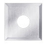 Keermes 12,0 x 12,0 x 1,5 mm (1-gats), vierzijdig geslepen, HW