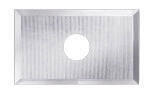 Keermes 20,0 x 12,0 x 1,5 mm (1-gats), vierzijdig geslepen, HW