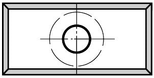 Sponningkeermes 30,0 x 14,5 x 1,5 mm, vierzijdig geslepen, HW