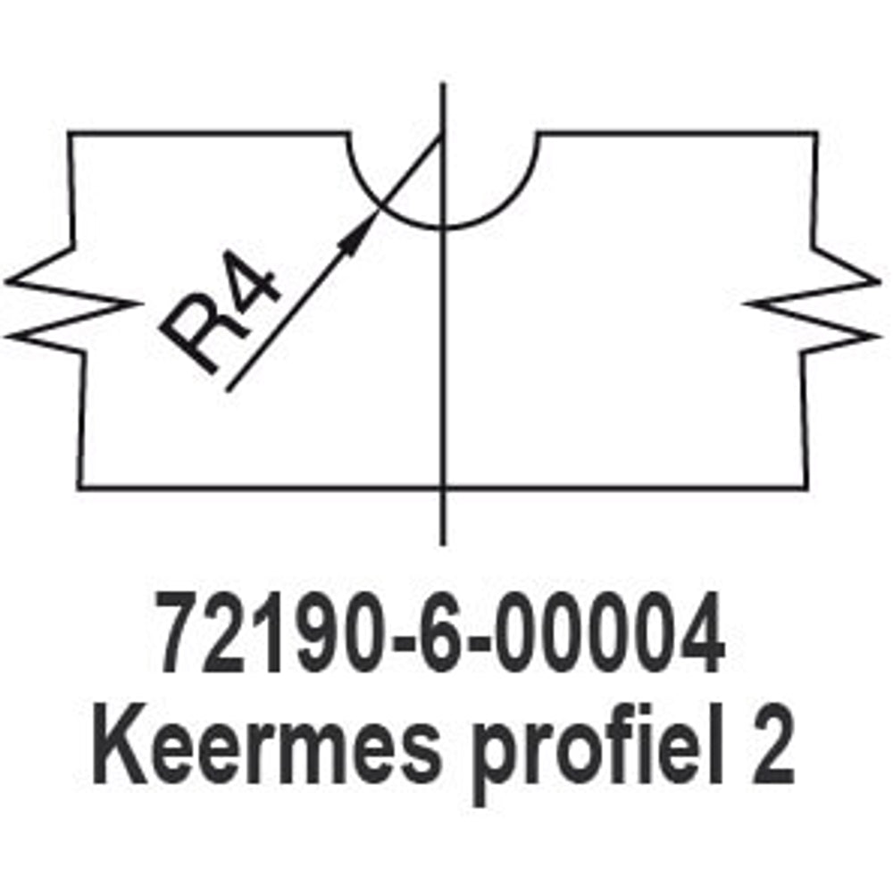 Keermessiergroeffrees, D=15,9 mm, S=8 mm, HW, Z=1