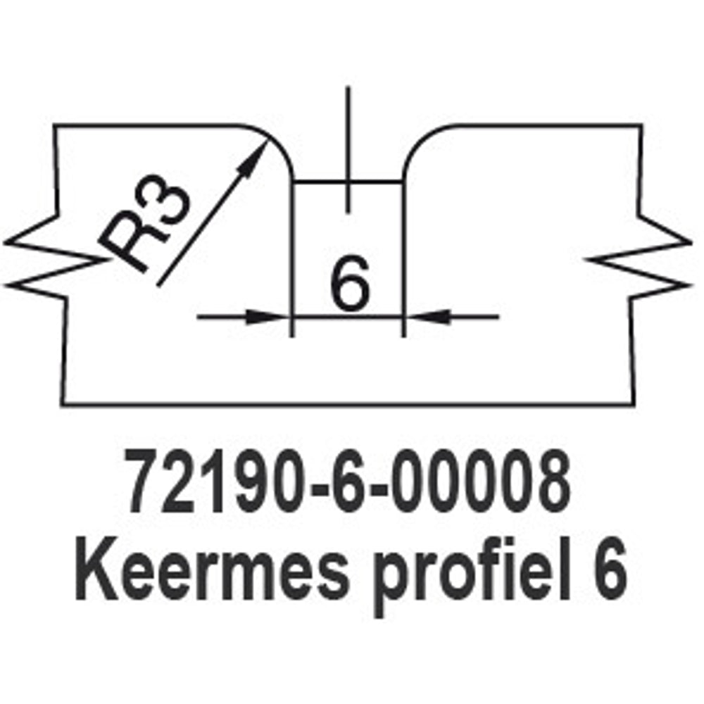 Keermessiergroeffrees, D=17 mm, S=10 mm, HW, Z=1