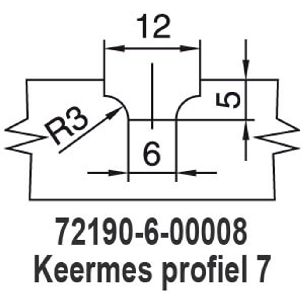 Km siergroeffreesset incl. 7 messen