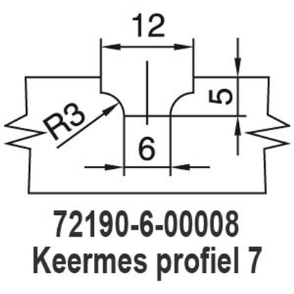 Km siergroeffreesset incl. 7 messen