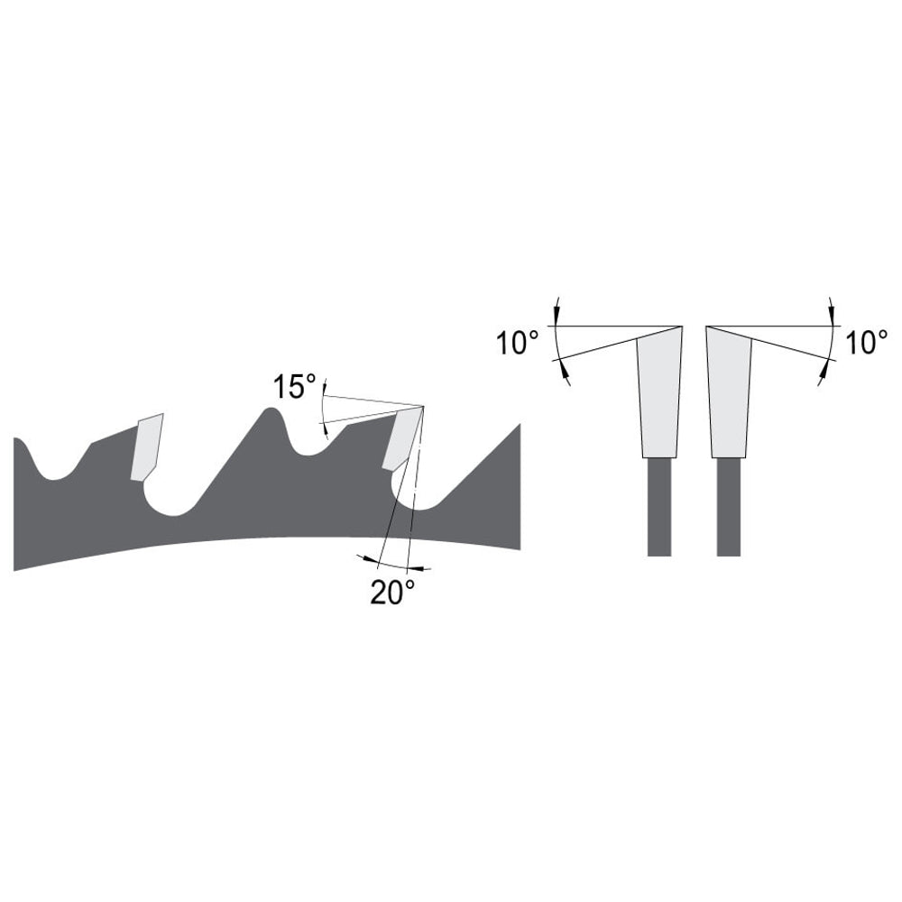 Zaagblad Ø 450 mm, asgat 30 mm, B=4,40 mm, Z=40 Wisseltand, HW