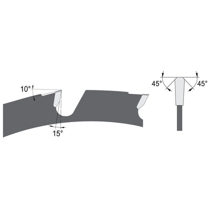 Zaagblad Ø 400 mm, asgat 30 mm, B=3,60 mm, Z=28 Trapezium-tand, HW