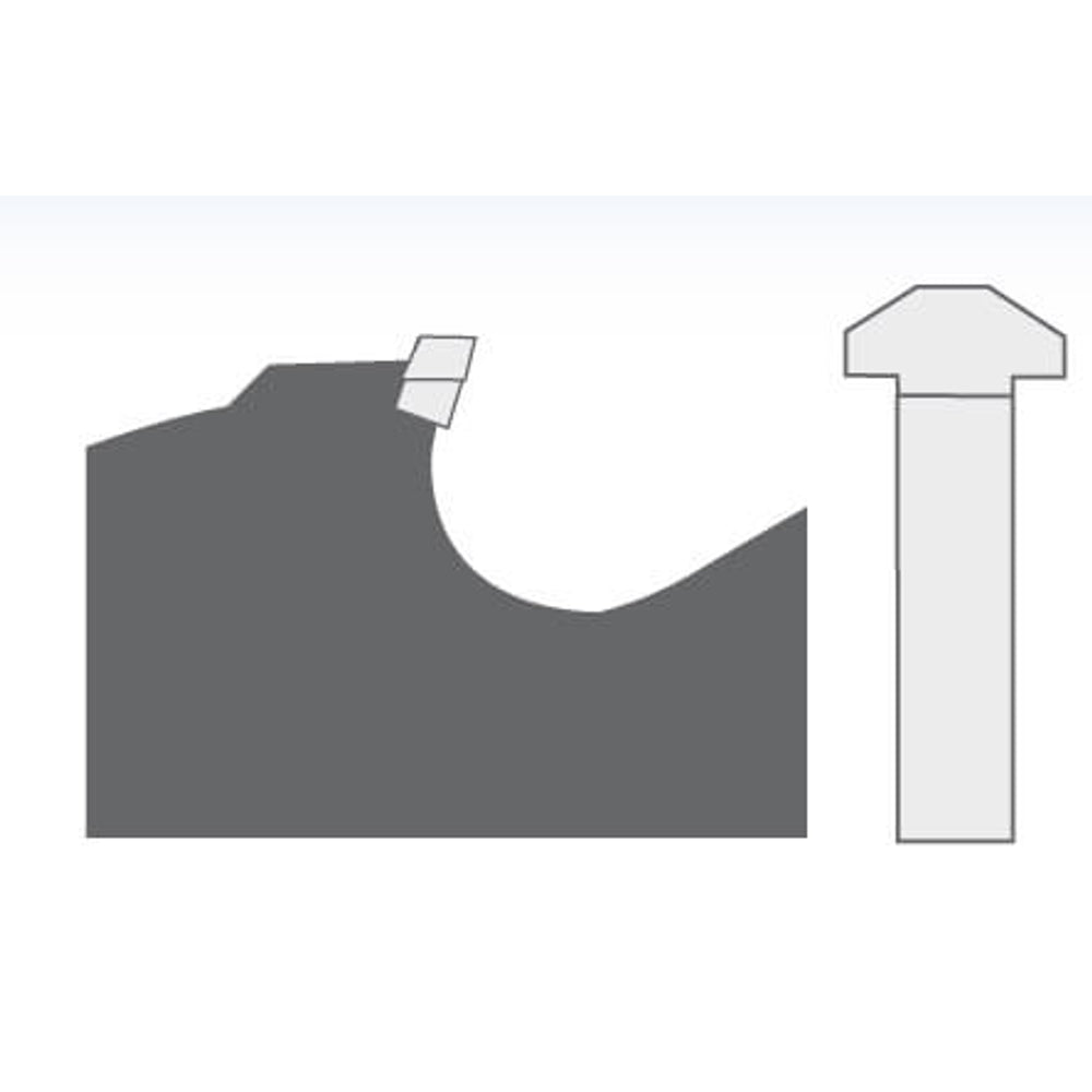 Zaagblad Ø 100,9 mm, asgat 22 mm, B=7,00 mm, Z=3 P-systeem, HW