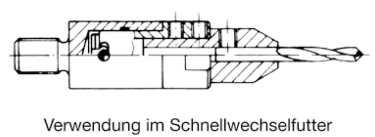 Boor opname 3,5 mm met cyl. schacht