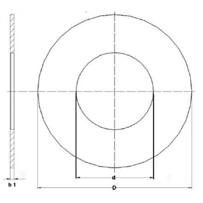 Reduceerring Ø 22 mm, asgat 16 mm, b=1,60 mm